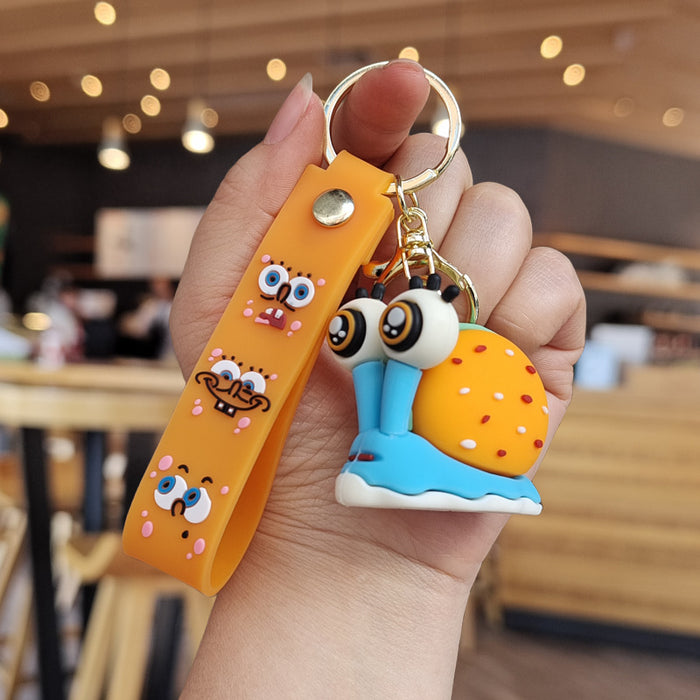 Wholesale Cartoon Silicone Doll Keychain JDC-KC-ZhuoRan024