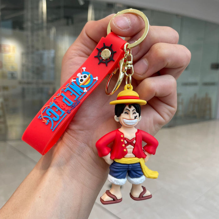 Wholesale Keychain anime 3D doll backpack pendant car keychain small gift wholesale