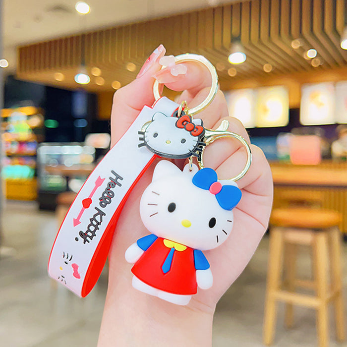 Wholesale Cartoon Silicone Doll Keychain JDC-KC-MingT251