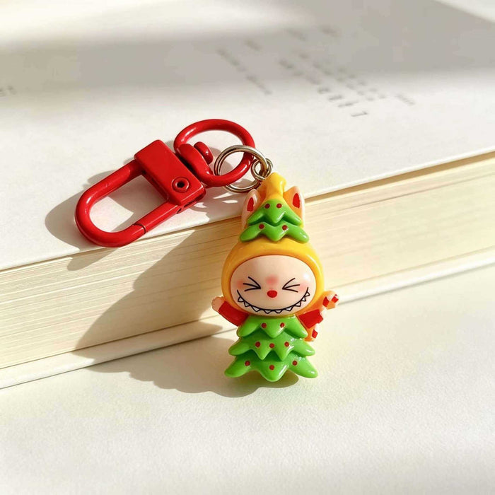 Wholesale Resin Christmas Cartoon Keychain Charm Fashion Bag Pendant For Students Gift