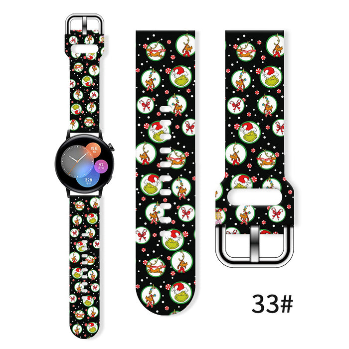 Wholesale Printed Tpu Watch Strap Wrist Strap JDC-WD-NuoQi063