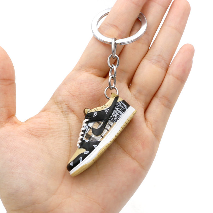 Wholesale PVC Basketball Shoe Model Keychain JDC-KC-QLPing016