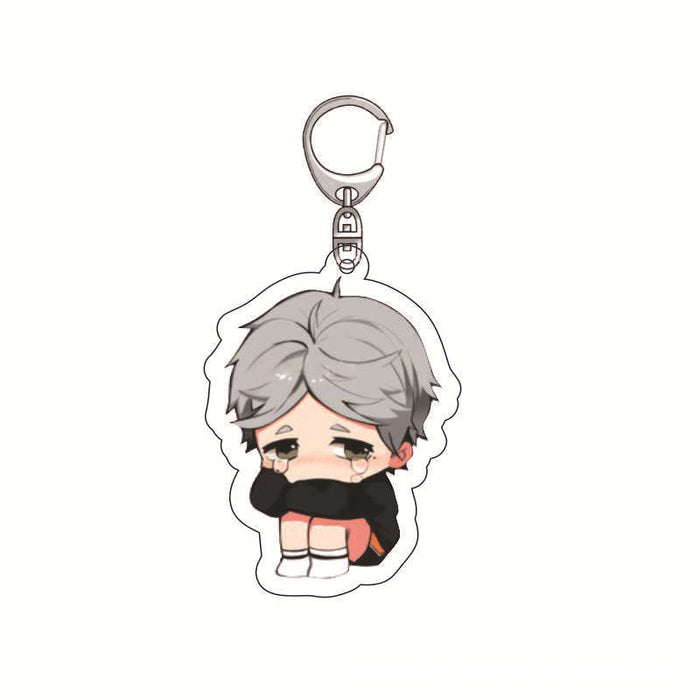 Wholesale Anime-themed keychain cute acrylic pendant
