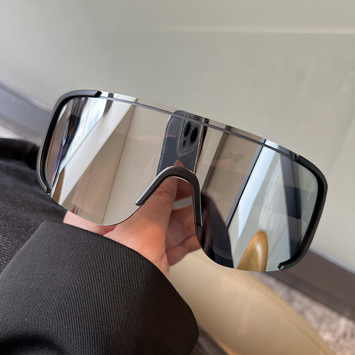 Wholesale Outdoor Night Cycling Glasses Sports Road Cycling Large Frame Windproof and Eye Protection Transparent Sunglasses