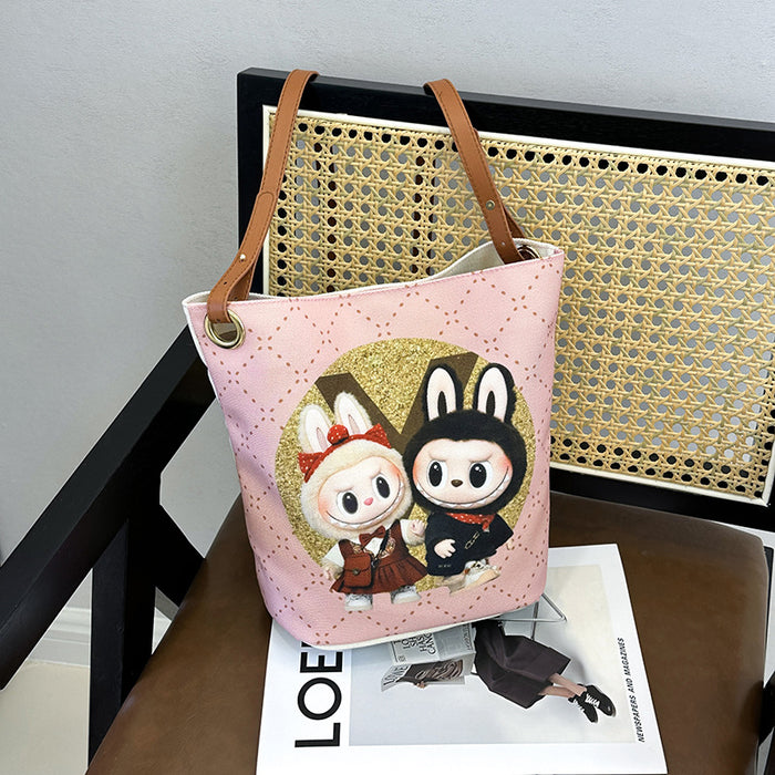 Wholesale Cartoon Trendy Shoulder Bag Cute and Exquisite Pendant Printed Crossbody Bag