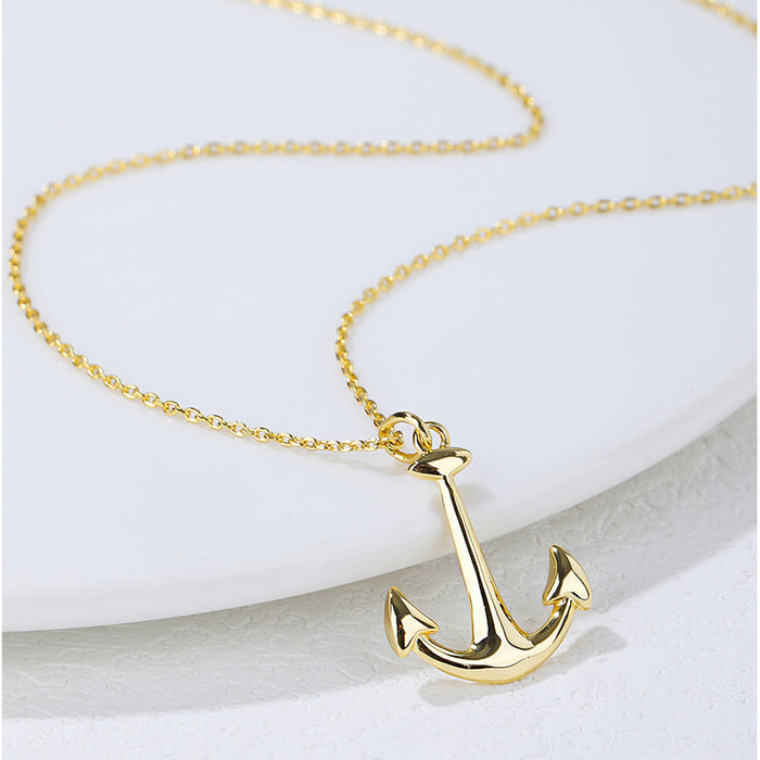 Wholesale Necklaces Copper Anchor JDC-NE-Jingx002