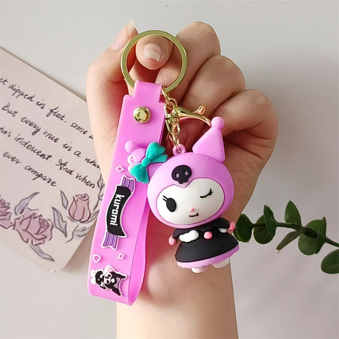 Wholesale Cartoon Silicone Doll Keychain JDC-KC-HaoXi010