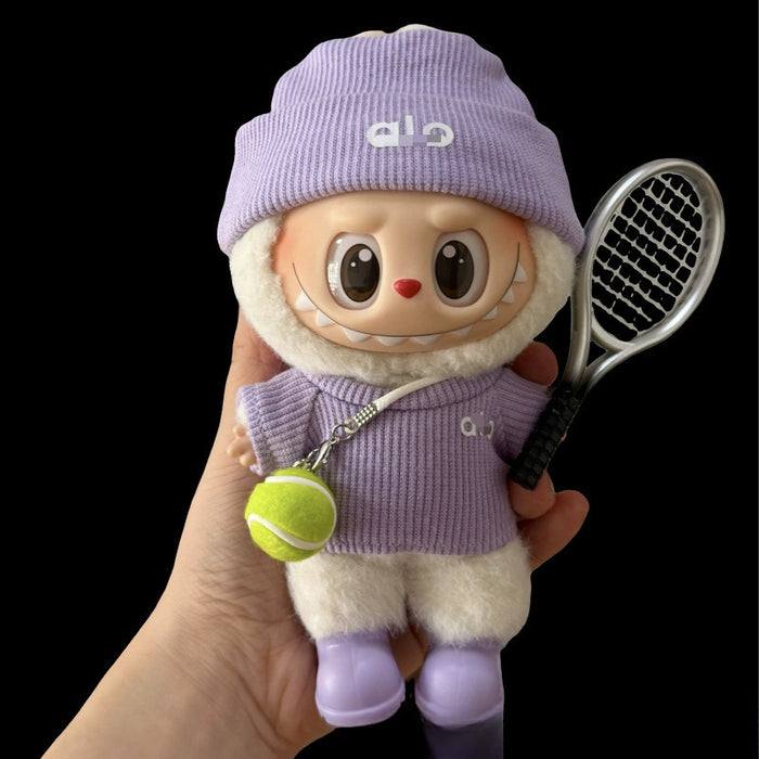 Wholesale First,  Second and Third Generation  Doll Clothes Knitted Alo Same Style  Tennis Glasses Sports Suit Sitting Party