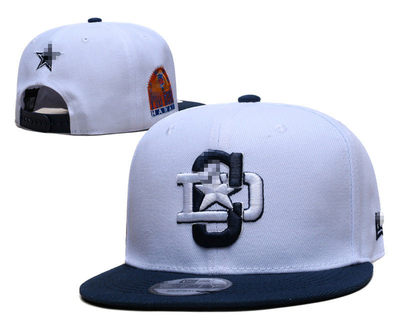 Wholesale Rugby Hats Embroidered Flat-Brimmed Hats Outdoor Sun Protection Hats Versatile Large Brims