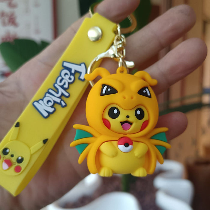 Wholesale Cartoon Silicone Doll Keychains (F) JDC-KC-YChaang016