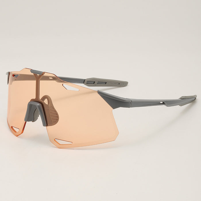 Wholesale Cycling glasses, outdoor sports, windproof and UV resistant sunglasses, frameless sunglasses, day and night dual-use