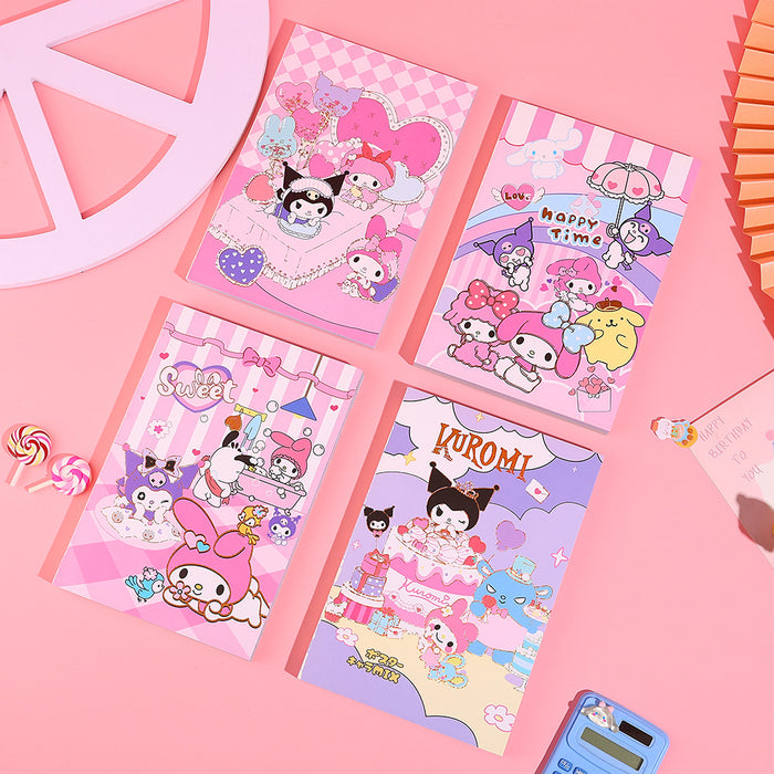 Wholesale 4pcs A5 Planner Journal  Colored Pages Student Stationery