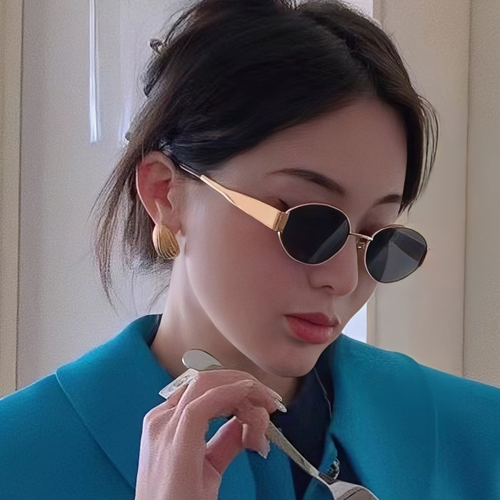 Wholesale Sunglasses Oval Retro Style Small Frame Fashion Sunglasses