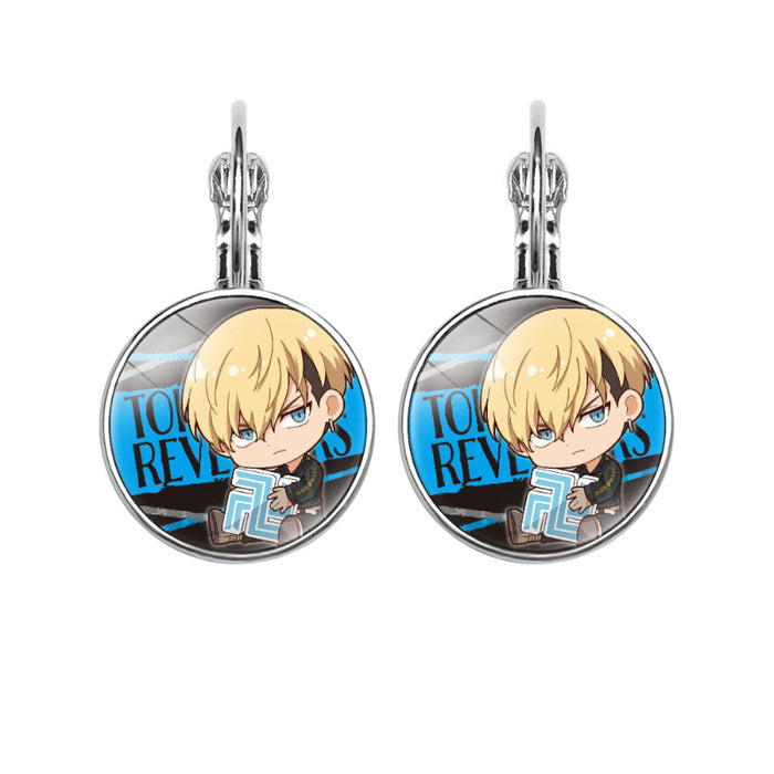 Wholesale Avengers Time Gem French earrings anime peripheral jewelry