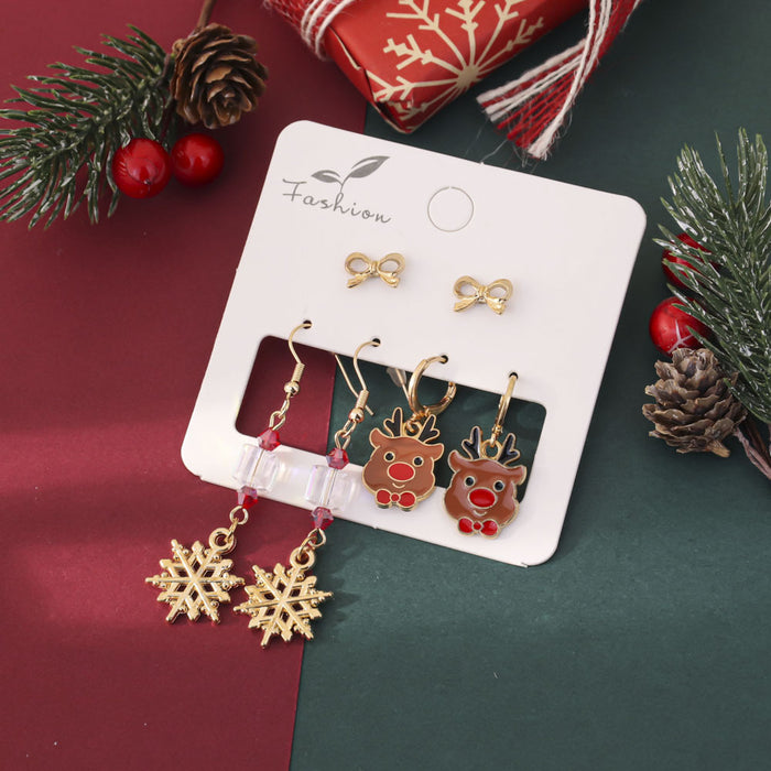 Wholesale Christmas Earrings Holiday Party Earring Set