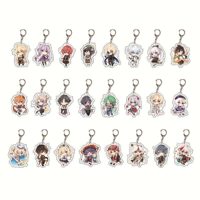 Wholesale Cartoon Acrylic Keychains JDC-KC-XinF005