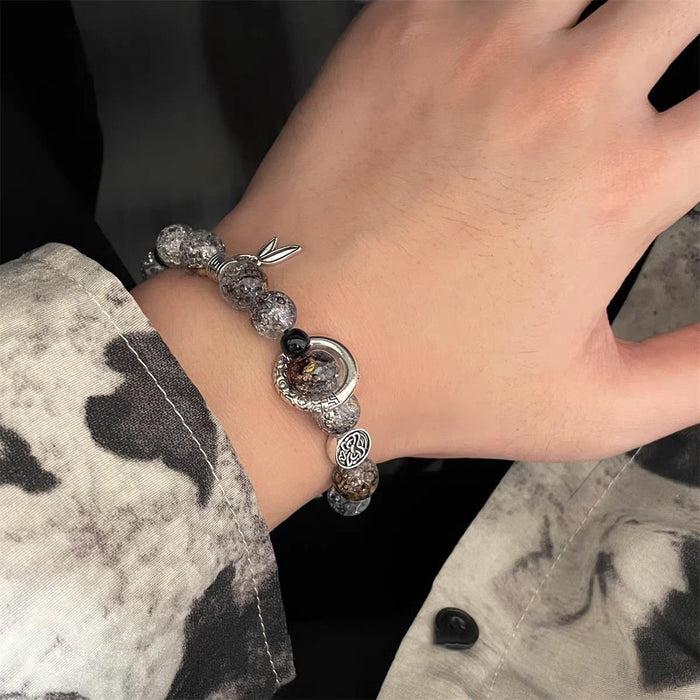 Wholesale Ice cracked bead bracelet, new niche high-end bracelet