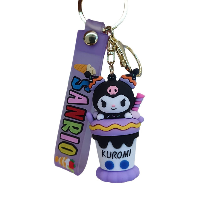 Wholesale Cartoon Silicone Anime Keychain JDC-KC-YiChang037