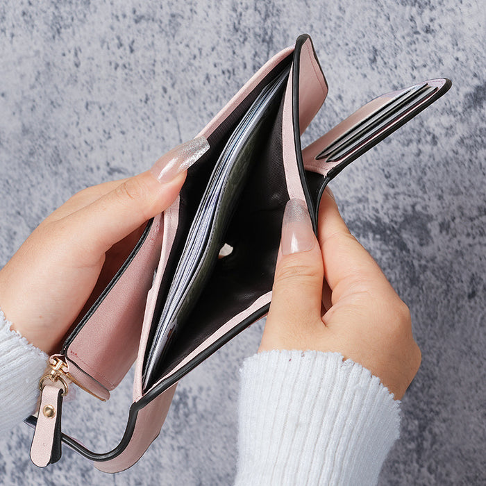 Wholesale Cute Devil Hunter PU Wallet For Women Card Holder Coin Purse Youth Campus Fashion Accessory