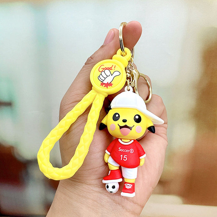 Wholesale Basketball Sports Silicone Keychain JDC-KC-RunX013