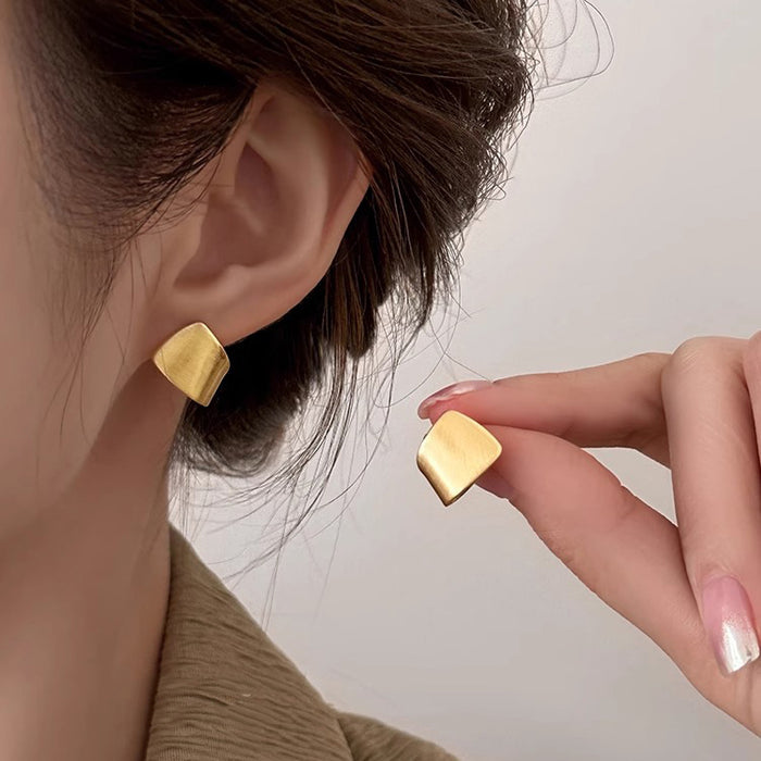 Wholesale Small niche design, metal earrings, personalized earrings, and ear accessories