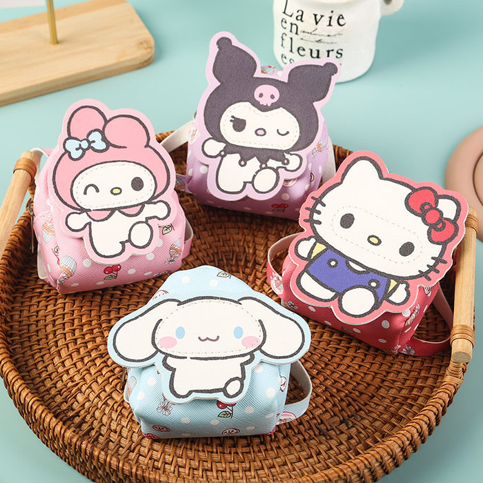 Wholesale PU Cartoon Cute Sanrio Kuromiya Melody Mini Wallet JDC-WT-Yuny001