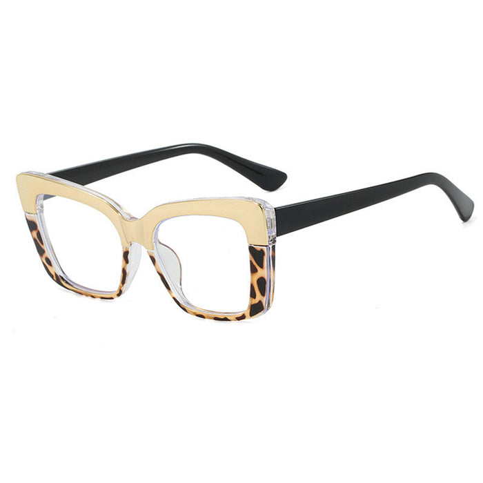 Wholesale Avant garde black and white contrasting box sunglasses for personalized photography, concave shaped UV resistant sunglasses