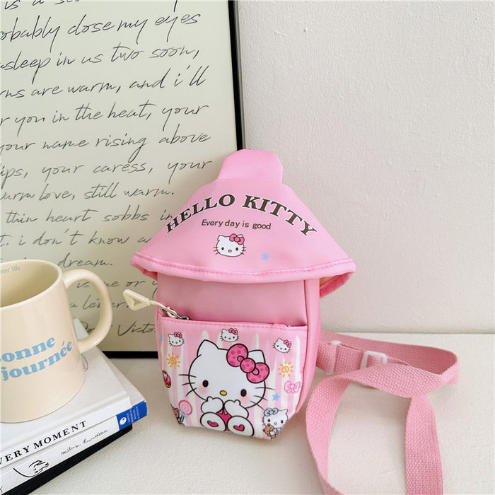 Wholesale Outdoor diagonal cross bag for children, cute chest bag, cartoon kindergarten chest bag, nylon coin purse for elementary school students