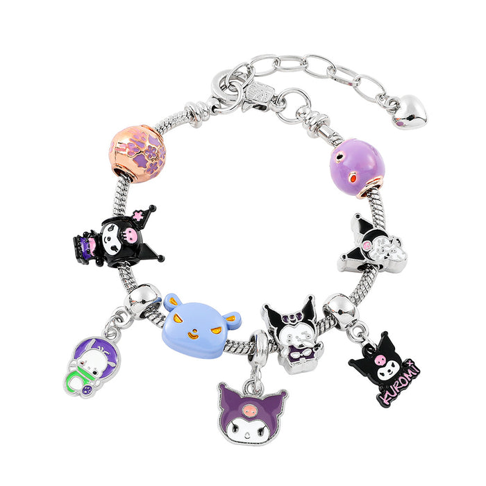 Wholesale Cartoon Cute Anime Alloy Beaded Bracelet JDC-BT-ZhuoS004