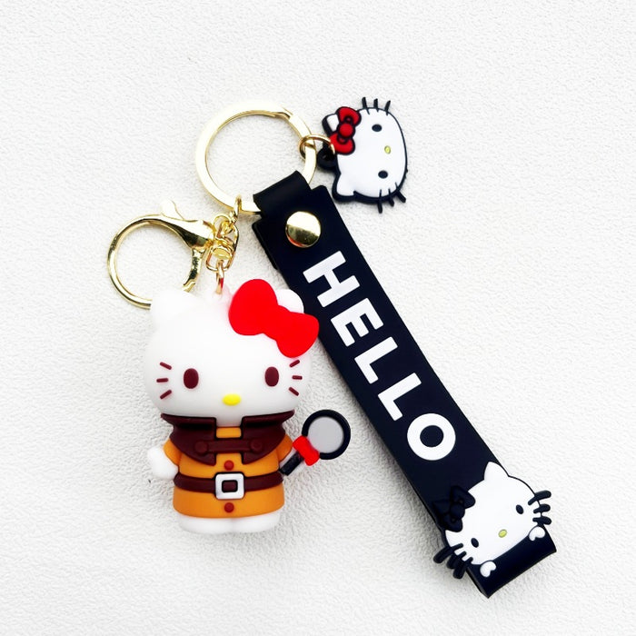 Wholesale PVC Cartoon Doll Keychain JDC-KC-WuYi159