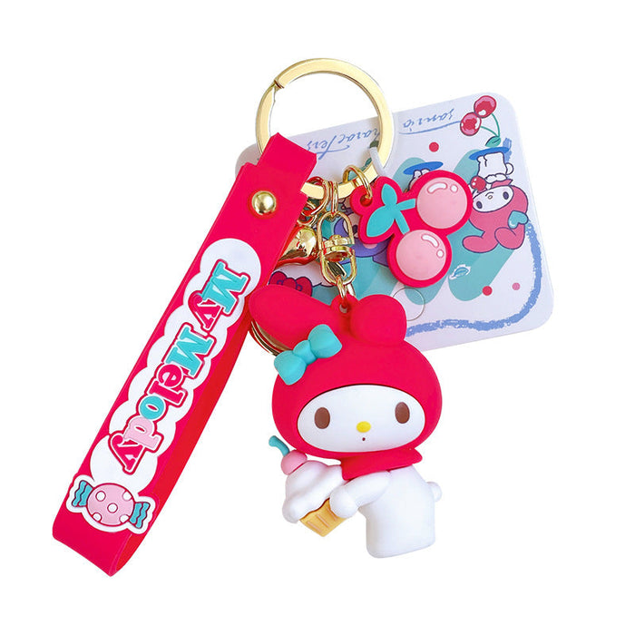 Wholesale Cherry Egg Bow Keychain JDC-KC-YanG007