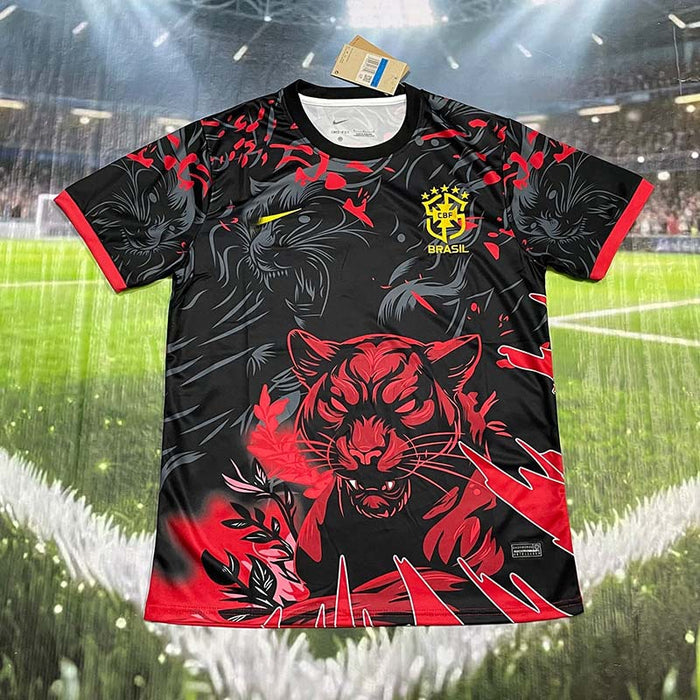 Wholesale World Cup Polyester Brazil Soccer Team Short Sleeve T-Shirt for Men Summer Casual