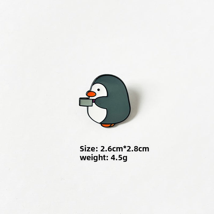 Wholesale Cute alloy brooch, cartoon personality badge brooch, clothing bag, anime decoration