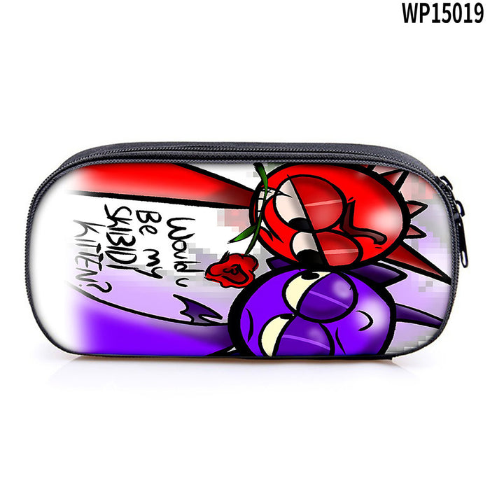 Wholesale Student Pencil Case Large Capacity Stationery Storage Bag Pencil Bag Oxford Material