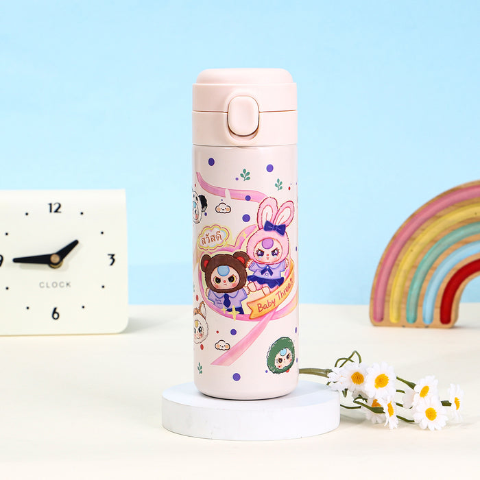 Wholesale Children' s cute bunny thermos stainless steel portable drinking water cup