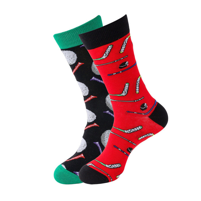 Wholesale Hamburger Fries Socks Knees Fruit Plant Socks