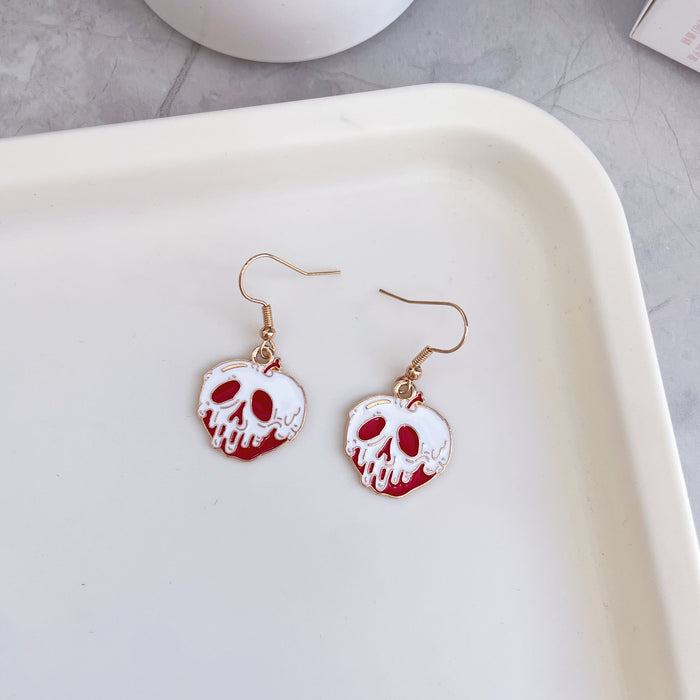 Wholesale  pumpkin skull earrings personalized cartoon ghost bat earrings
