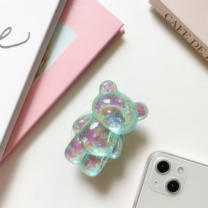 Wholesale 3D Holographic Bear Pop-out Phone Grips