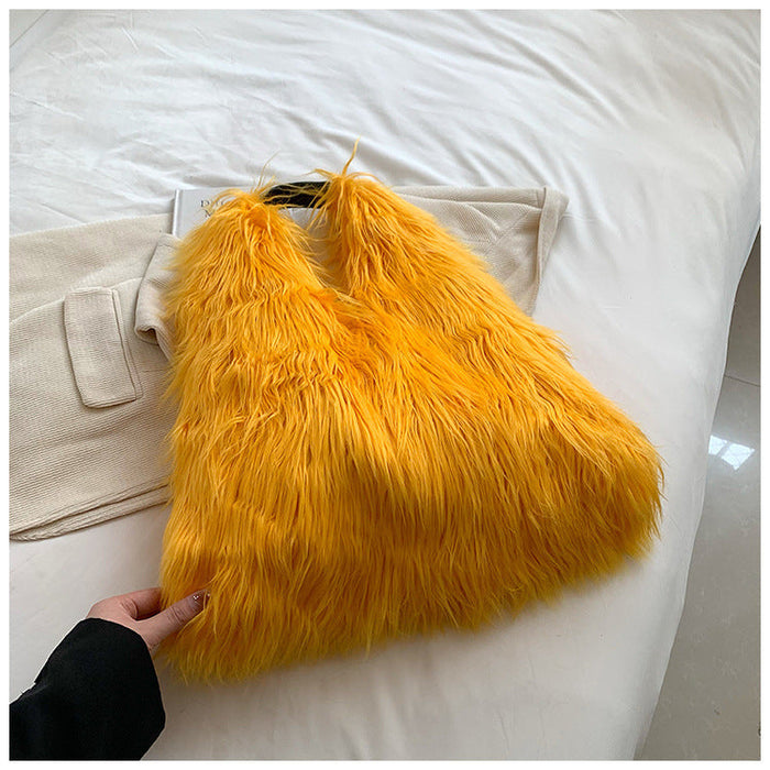 Wholesale Autumn and Winter Plush Bags JDC-SD-YiCai005