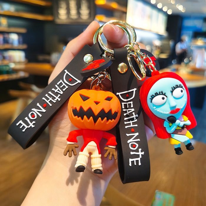 Wholesale Cartoon Silicone Doll Keychain JDC-KC-Tingm291