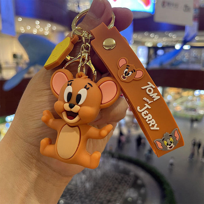 Wholesale Keychains PVC Hardware Cute Cartoon (M) JDC-KC-MiaoY044