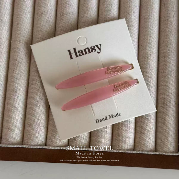 Wholesale High end hair clip with side bangs, broken hair, straight clip headband, temperament hair clip