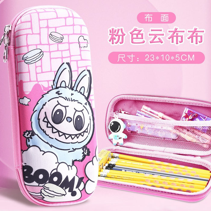 Wholesale New 3D Stereo Stationery Box for Primary School Students Cartoon Eva Pencil Case