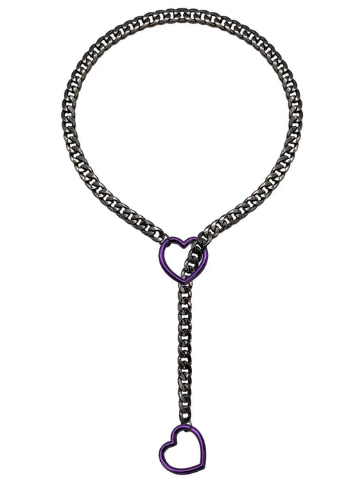 Wholesale Cuban Chain Personalized Love Pendant Fashion Lasso Adjustable Love Necklace