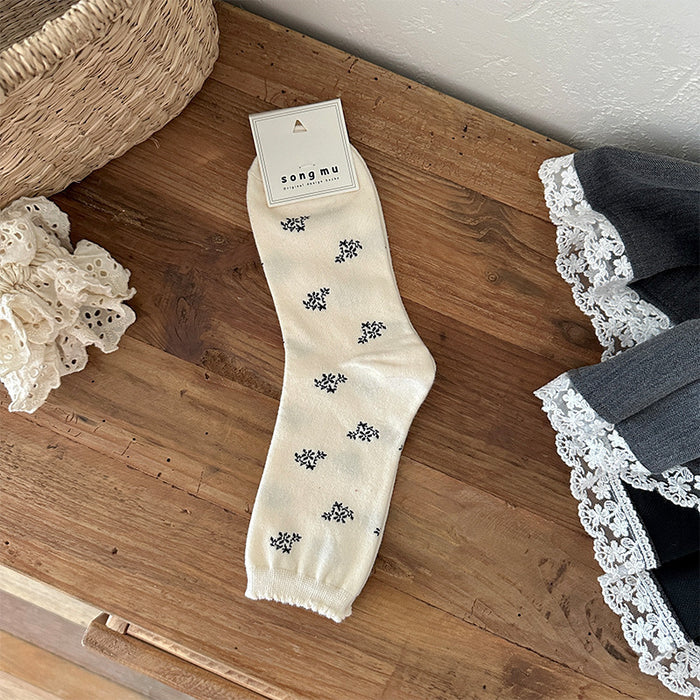 Wholesale Socks Girl Mid Socks Girl Autumn Stacking Socks
