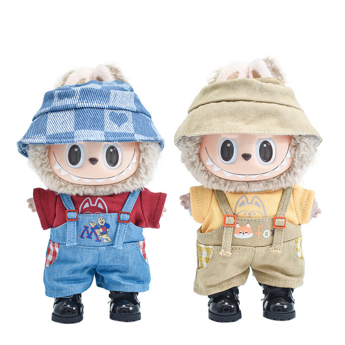 Wholesale Clothes suit Vinyl Face Rab Cloth Doll Clothes Change