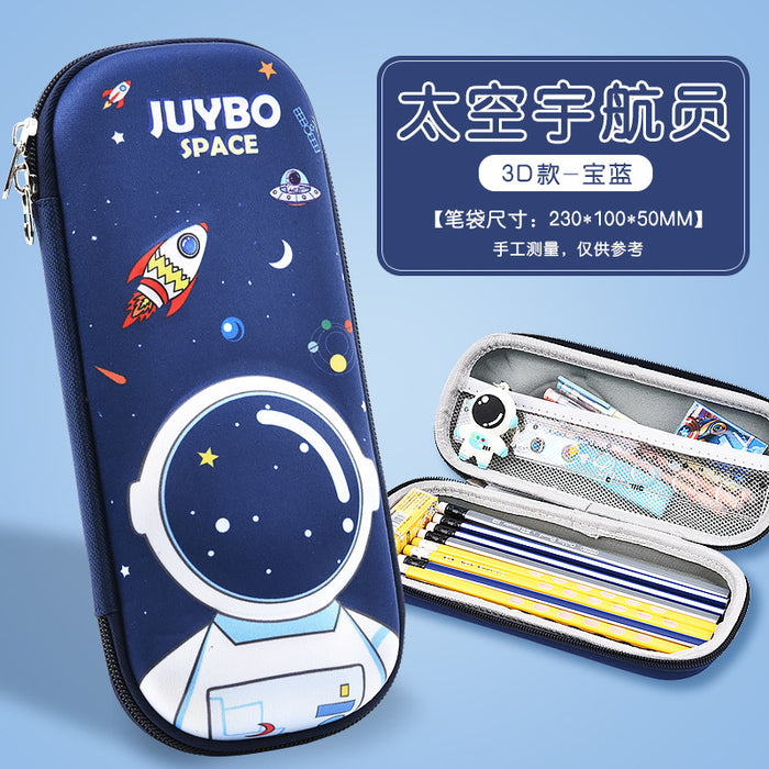 Wholesale New 3D Stereo Stationery Box for Primary School Students Cartoon Eva Pencil Case