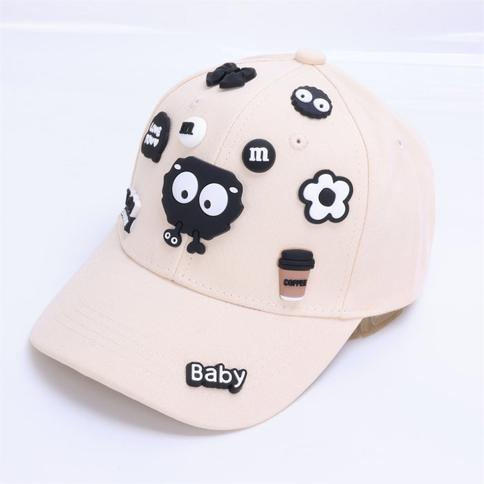 Wholesale Cute Baby Baseball Cap Coal Ball Design Fashion Hip Hop Hat For Kids Boys Girls