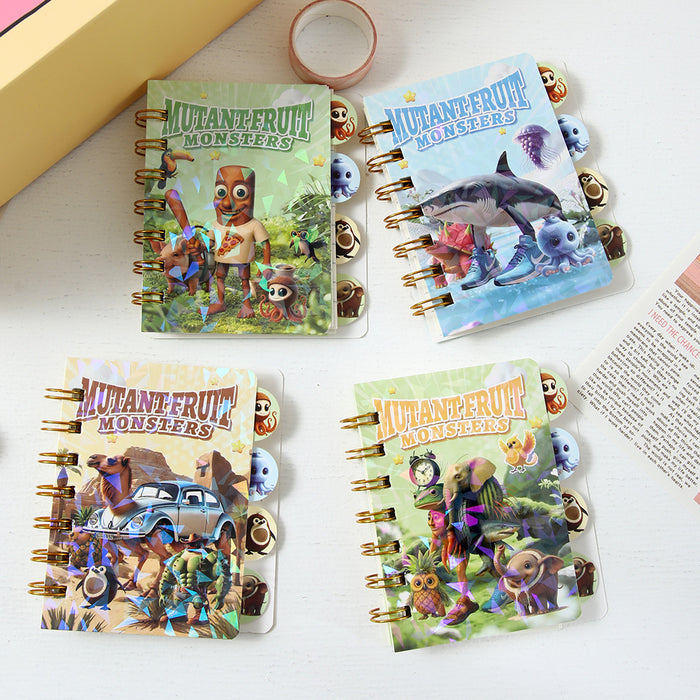 Wholesale 2pcs Exquisite Cat-Themed Spiral Notebook