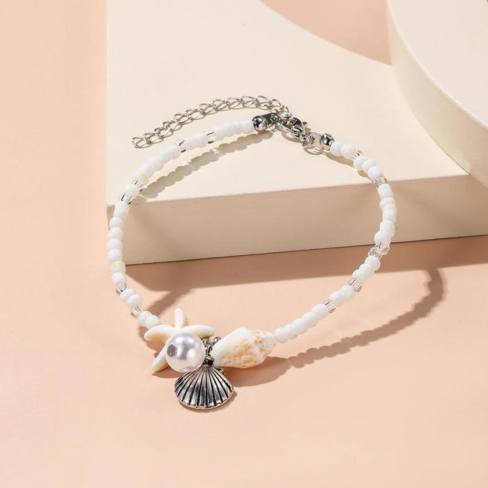 Wholesale Starfish Shell Conch Bracelet Summer Beach Vacation